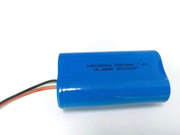 Cylindrical lithium batteries 18650-2200