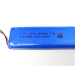 Polymer square lithium battery 112678